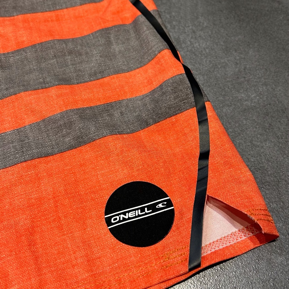 O'Neill Men's Orange and Blue Swim/BoardShorts - Picture 3 of 6